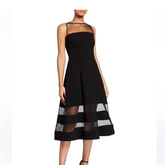 Dresses & Skirts - Black formal dress w/see through bottom - light stains in the under arms